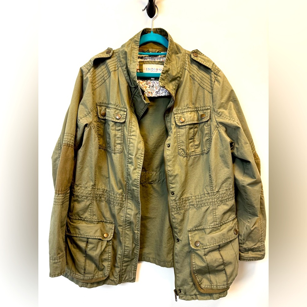 Marks and Spencer Green Utility Jacket, 16
